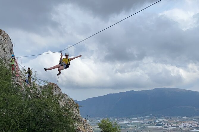 Via Ferrata & Zip Line Zafarraya - Meeting in Nerja and reaching Ventas de Zafarraya