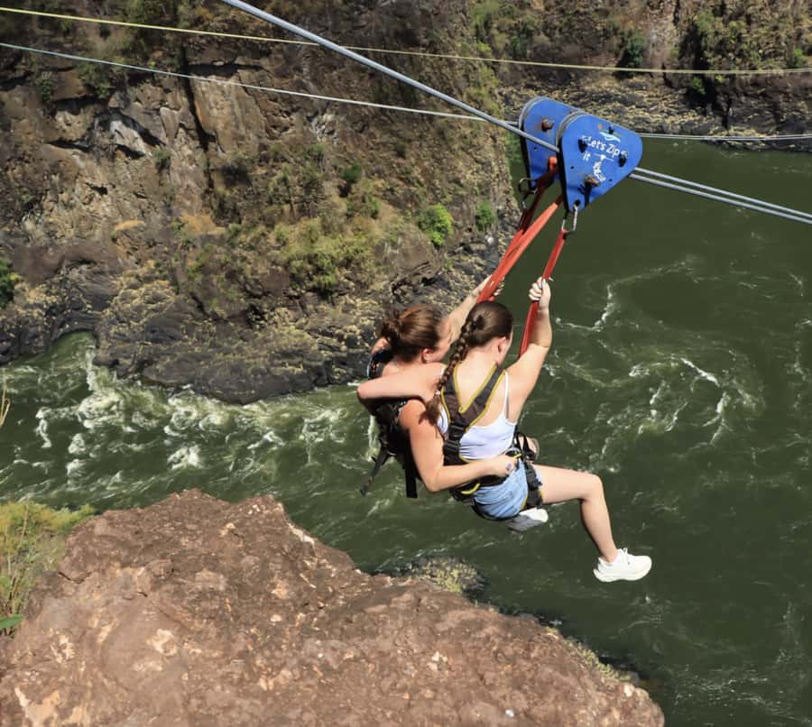 Victoria Falls: Half Day Flying Fox, Zip Line, & Gorge Swing - From your Victoria Falls hotel to the gorge