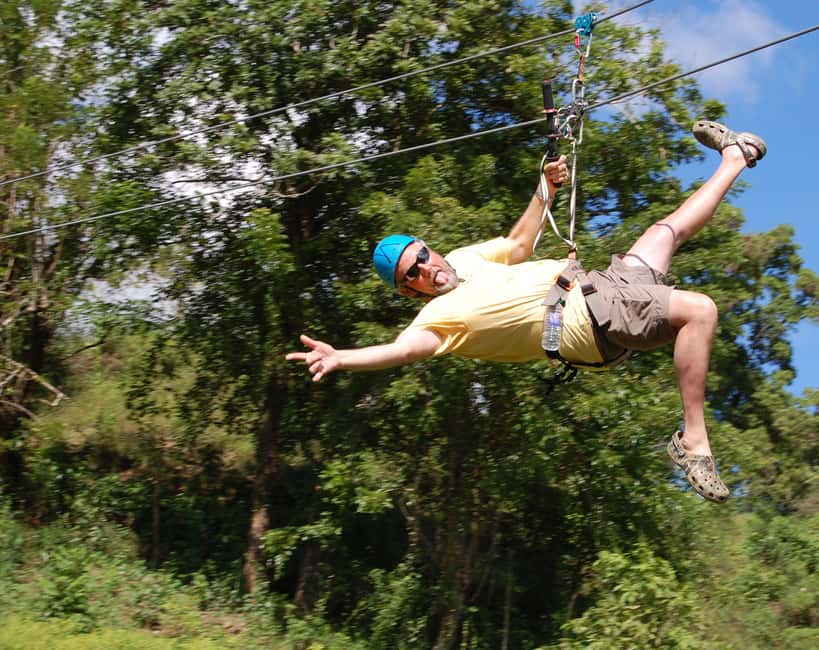 VIP DayPass | ATV's, Zip Lines, Horse Riding| Hotel & Cruise - The eight zip lines come first in the excitement