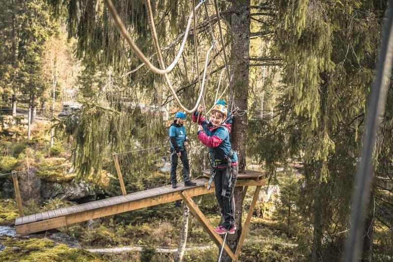Voss High Rope & Zipline Park - The Safety Briefing and Equipment