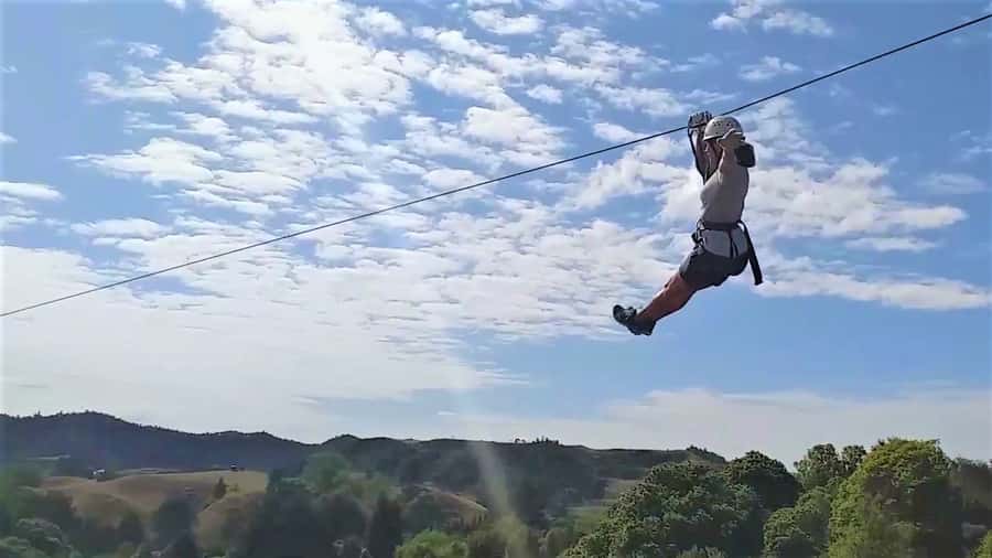 Waitomo Caves 1-Kilometer-Long Zipline Tour - Key points at a glance