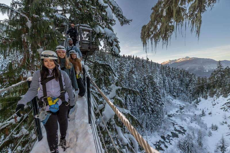Whistler: 2-Hour Evening Zip Line Adventure - Climbing into the old-growth forest