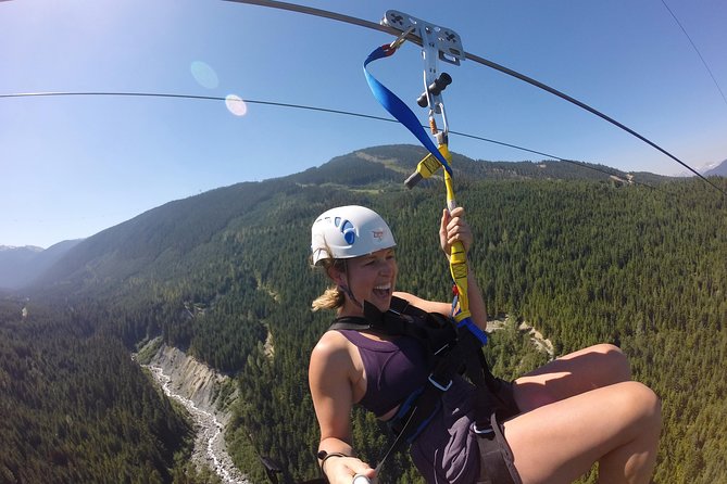 Whistler Sasquatch® Zipline - The van ride and walk to the launch platform