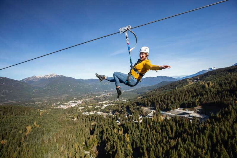 Whistler: The Longest Zipline in North America - Starting at the Ziptrek base in Whistler Village