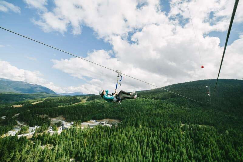 Whistler: The Longest Zipline in North America - The Blackcomb Gondola ride sets the scene