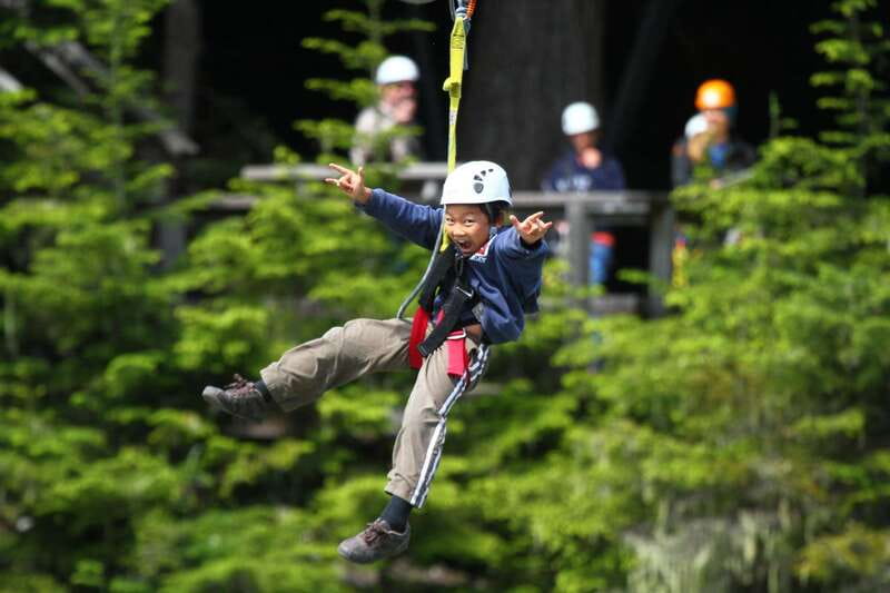 Whistler Zipline Experience: Ziptrek Bear Tour - The shuttle ride toward the 33-acre course