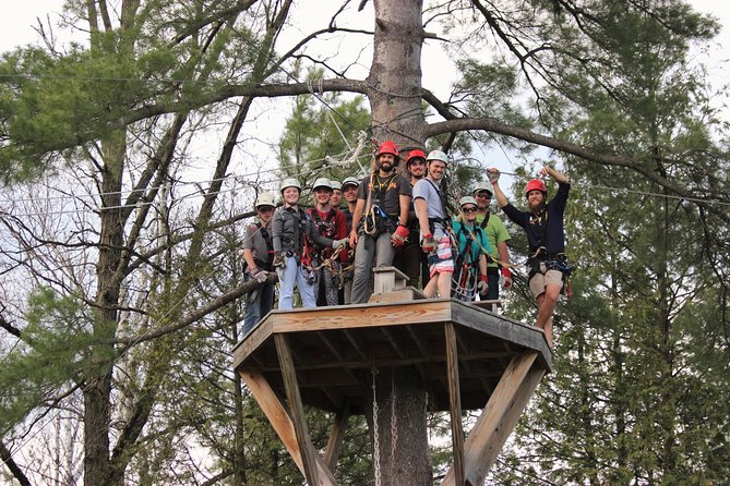 Wildman Zip Line Tour - Five Lines Through the Trees and Along the Menominee River