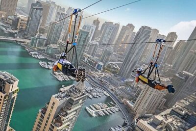 Xline Dubai Marina Zip line Experience With Photos & Video Option