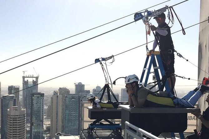 XLine Dubai Marina Zipline Ride with Transfers Options - Booking value and cancellation timing