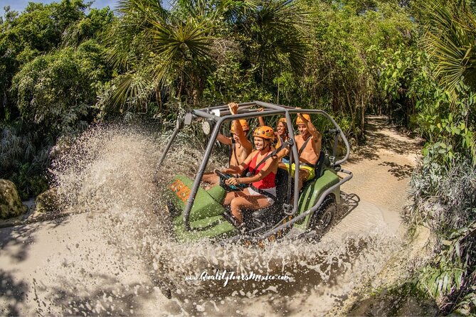 Xplor zip line park with transportation - Amphibious vehicles and the 10-kilometer ATV ride
