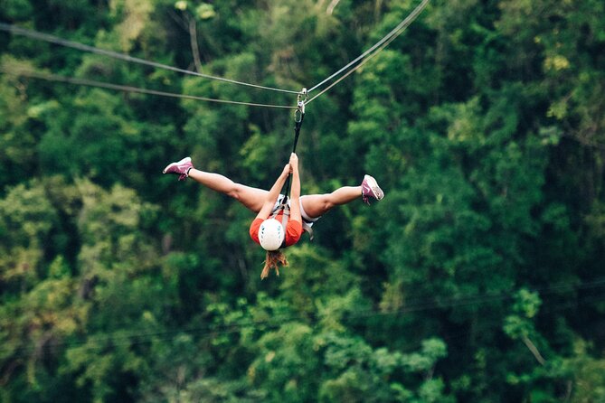 Zip Line Adventure or Zipline (Canopy) in Punta Cana - Safety briefing, harness, and first flight