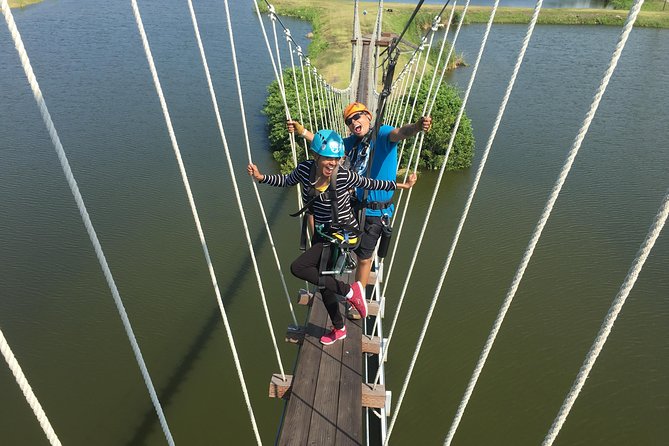 Zip Line Adventure over Tampa Bay - The Rappel Back to the Ground