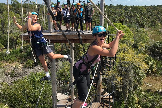 Zip Line Adventure over Tampa Bay - Tampa Bay Views and the Outdoor Setting