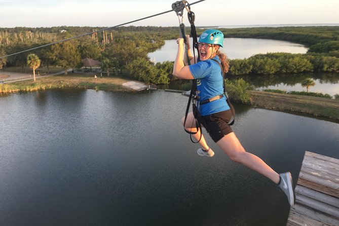 Zip Line Adventure over Tampa Bay - The Safety Briefing and Gear