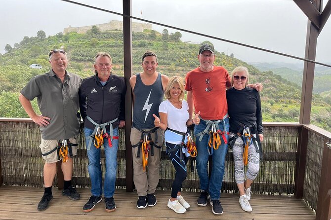 Zip Line - Back in Time Spain to Portugal Tour - Praia Fluvial do Pego Fundo after the ride