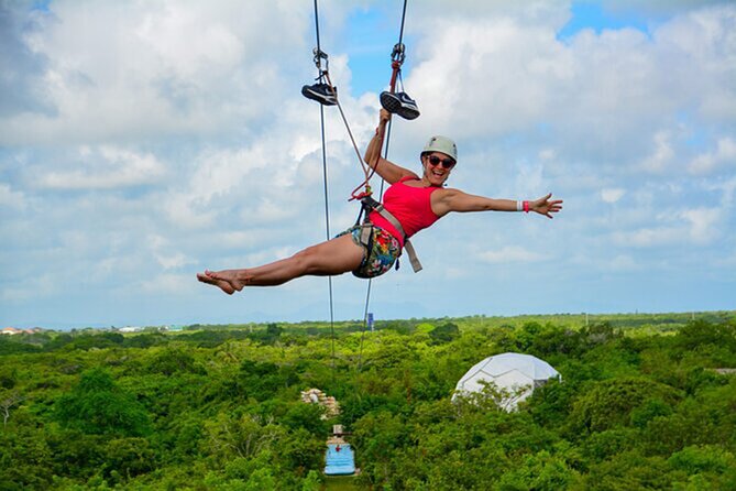 Zip Line or Zip Line Canopy Adventure in Punta Cana - From Your Punta Cana Hotel to Anamuya