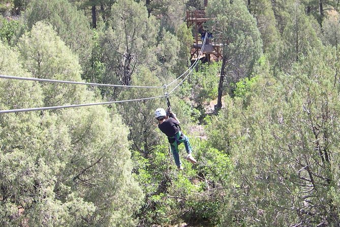 Zip Line - Rafting Package - Following the Animas River through town