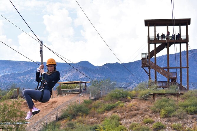 Zip Line Tour at Out of Africa Wildlife Park in Sedona,Camp Verde - Why this zip line is different from a standard course