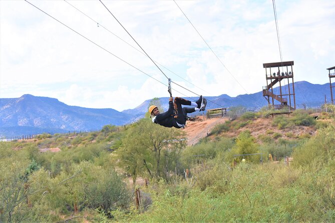 Zip Line Tour at Out of Africa Wildlife Park in Sedona,Camp Verde - Heat, wind, and weather planning
