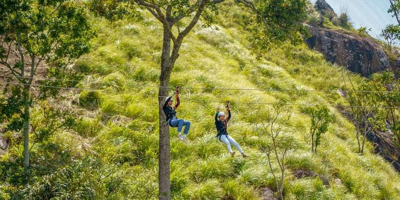 Zip Lining in Ella - A fast ride above Ella’s tea estates