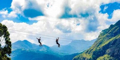 Zip Lining in Ella