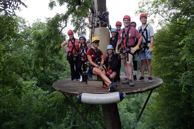 Zipline Adventure in Galena, Illinois - Six ziplines, with the 1,250-foot finale ahead