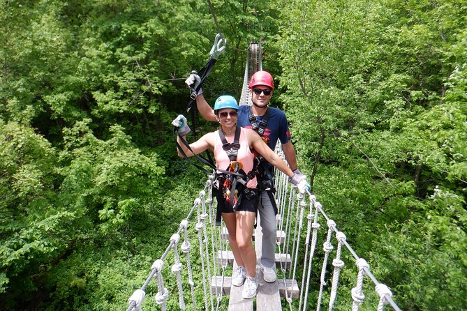 Zipline Adventure in Galena, Illinois - The 40-foot rappel adds a different kind of challenge