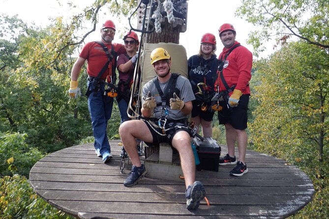Zipline Adventure in Galena, Illinois - Ground School comes before the first zipline