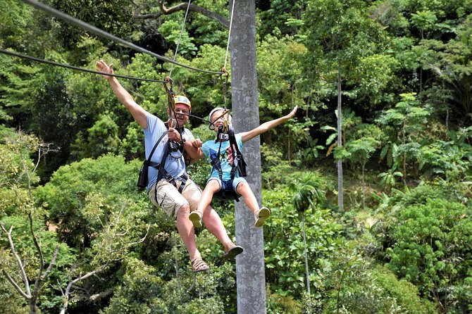 Zipline Adventure in KohSamui 10 Cables with Mountain & Sea Views - Training, harnesses, and the first cable