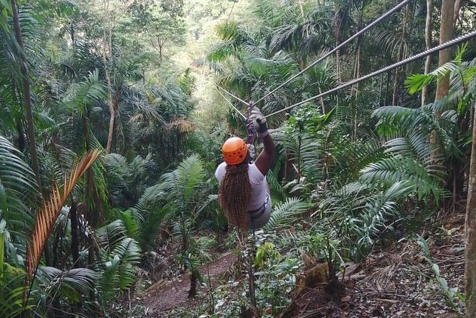 Zipline Adventure In The Rainforest - Getting Geared Up at the Zipline Base