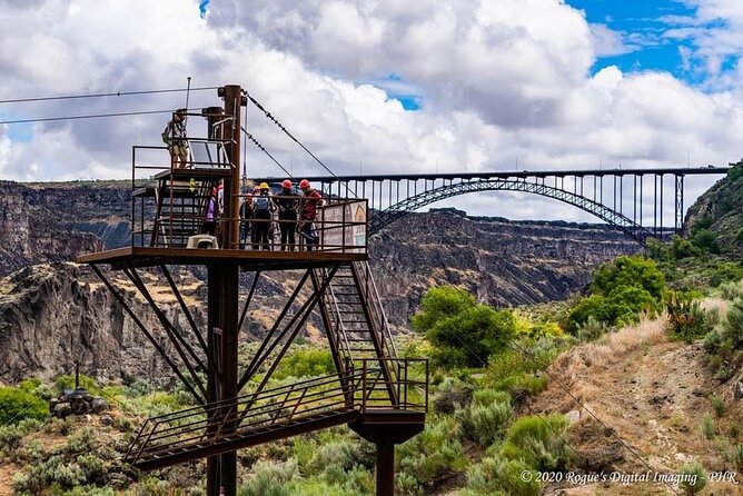 Zipline Adventure in the Snake River Canyon - Starting at Centennial Waterfront Park