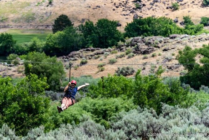 Zipline Adventure in the Snake River Canyon - Guides Who Keep Nervous Riders Moving