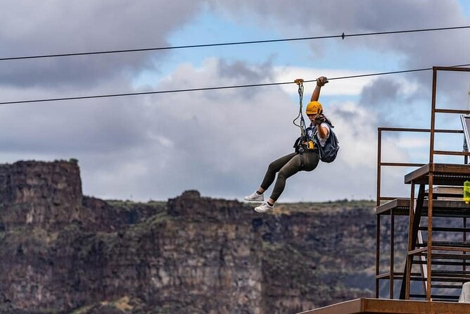 Zipline Adventure in the Snake River Canyon - Family Fun With a Moderate Physical Demand