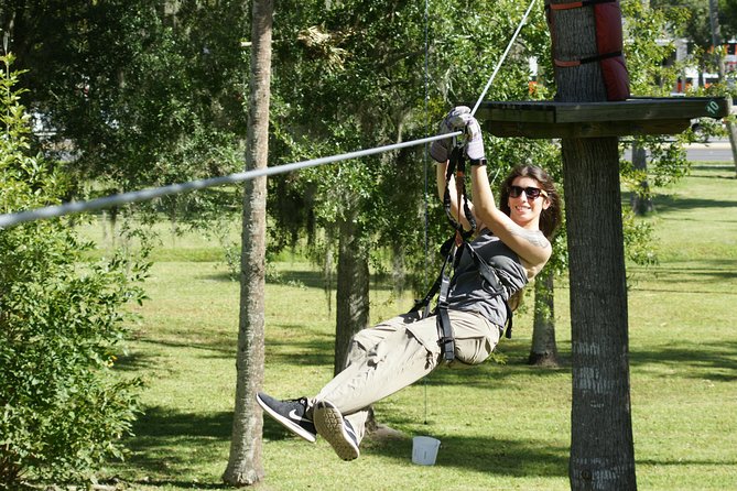 Zipline Adventure through Tuscawilla Park - Course 1: A Manageable Start at 15 Feet