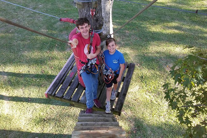 Zipline Adventure through Tuscawilla Park - Course 2: Up to 45 Feet and Much More Work