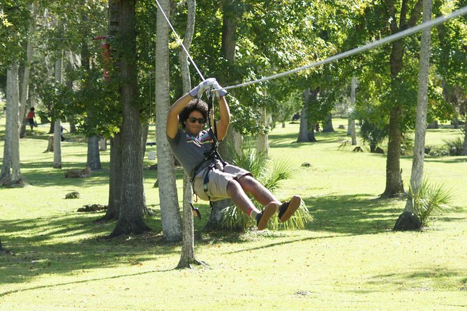 Zipline Adventure through Tuscawilla Park - The Short Break Before the Bigger Course