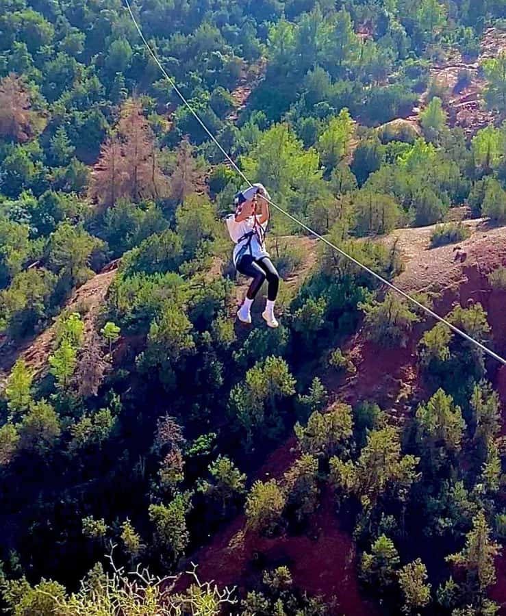 Zipline and Camel Adventures in Marrakech - Tahnaout and the Atlas Mountain zipline