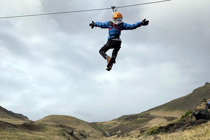Zipline and Hiking Adventure Tour in Vík - The final run and surprise finish