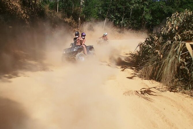 Zipline & ATV Adventure with Big Buddha Visit - Ziplining above the Phuket jungle