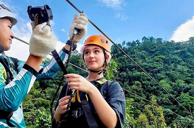 Zipline by Hawk Adventure The Biggest & Longest in Koh Samui - Rappelling, bridges, and stair corridors