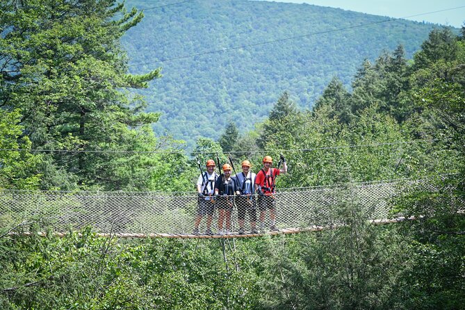 Zipline Canopy Activity Admission at Bristol Mountain - Taking on seven ziplines and 5,000 feet of cable