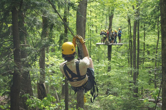 Zipline Canopy Tour- ArborTrek at Smugglers Notch Resort - The guides make a real difference