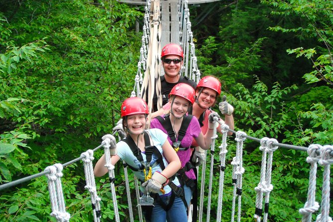 Zipline Canopy Tour- ArborTrek at Smugglers Notch Resort - Ground School comes before the trees