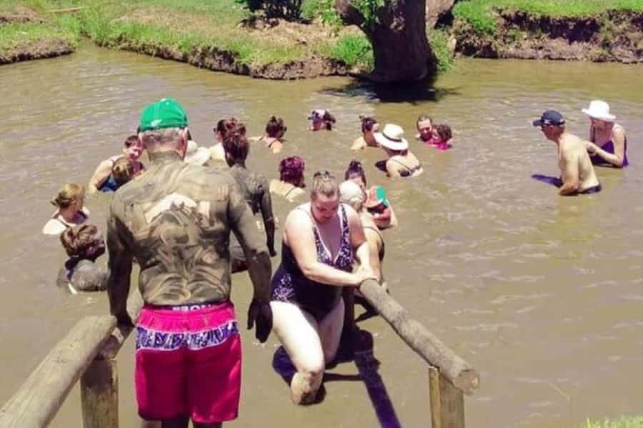 Zipline, Cave, Seaview & Mud Spa Tour with Lunch Included - Sabeto Hot Springs and Mud Pool slows the pace