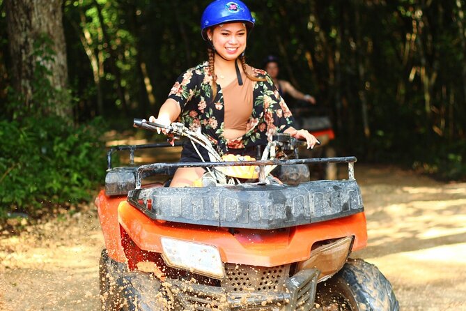 Zipline, Cenote and ATV Adventure with Pickup - Zip lines, hanging bridges, and the park circuit