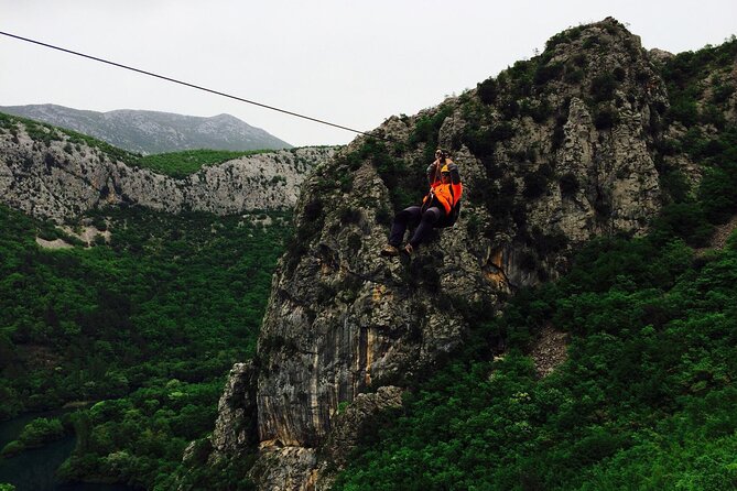 Zipline Croatia: Cetina Canyon Zipline Adventure from Omis - Group Size and Waiting Time