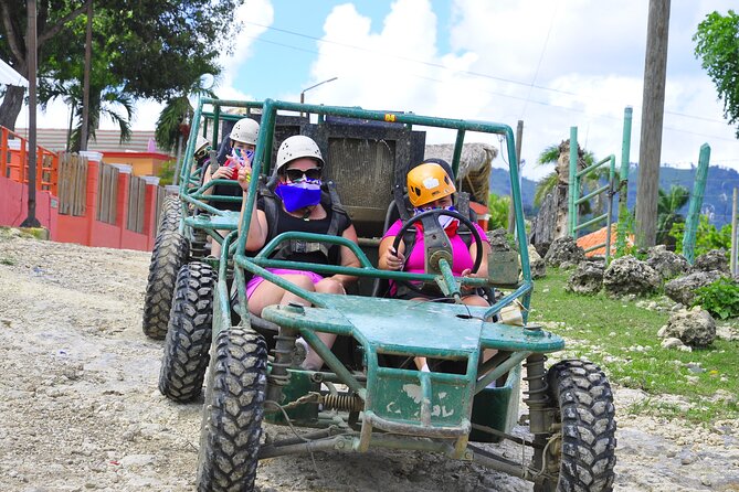 Zipline,Dune Buggy,Horse Riding - The dune buggy ride brings mud, dust, and water
