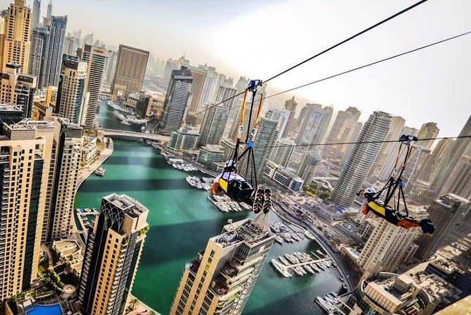 Zipline Experience in Dubai Marina with 1 Way optional Transfers - Key points to know before you book