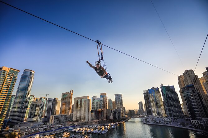 Zipline Experience in Dubai Marina with 1 Way optional Transfers - Staff support helps if heights worry you