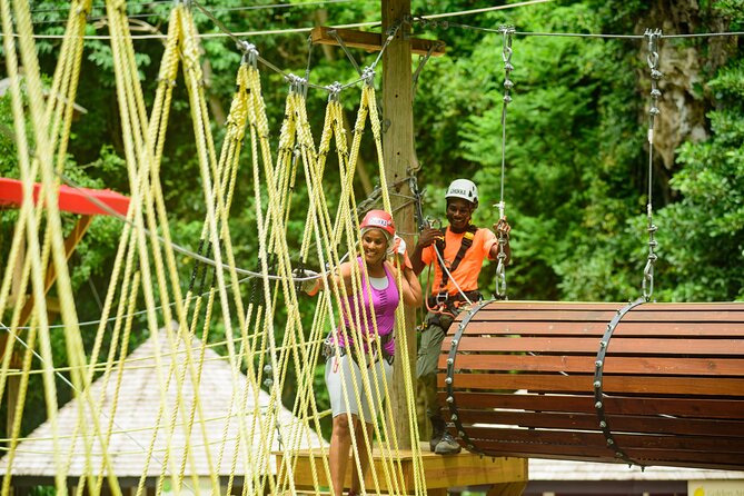 Zipline Experience & Obstacle Course at Harrison's Cave by Chukka - Key points at a glance